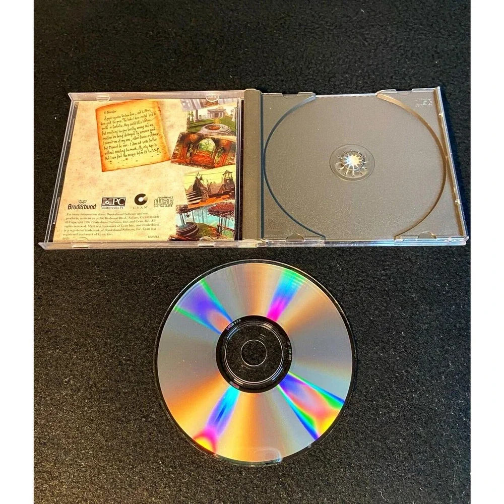 MYST Windows User Manual The Surrealistic Adventure PC Game 1994 CD-ROM